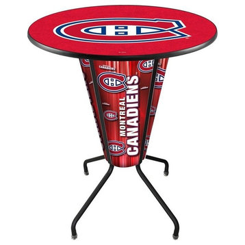 Lighted Montreal Canadiens Pub Table