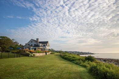 Inspiration for a coastal landscaping in Portland Maine.