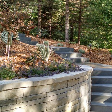 Natural Stone Front Entry Remodel