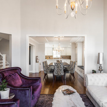 LIVING & DINING in Ile Bizard get a major Design & Renovation