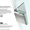 VIGO 32 x 32 Frameless 3/8" Clear/Brushed Nickel Shower Enclosure