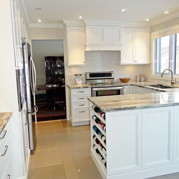 Fresh and Bright West Island Kitchen
