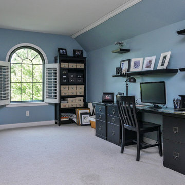 Black Special Shape Window in Perfect Home Office - Renewal by Andersen LI