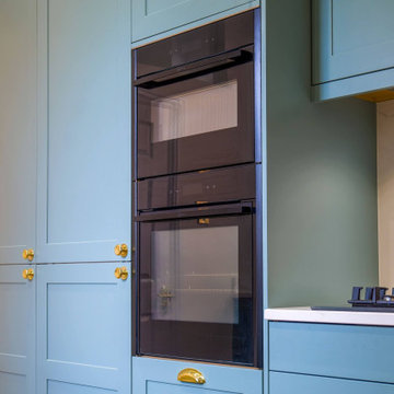 Blue Shaker Kitchen in Mickleover