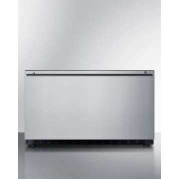 Summit SDR30 30"W 2.54 Cu. Ft. Refrigerator Drawer - Stainless Steel