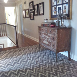 Flat Weave on Steps and Hall way - 絨毯