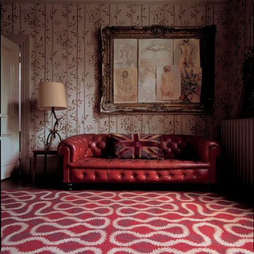 Squiggle Orange by Vivienne Westwood for The Rug Company