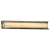 Fusion Lineate 30" Linear LED Bath Bar, Brushed Nickel, Droplet Shade