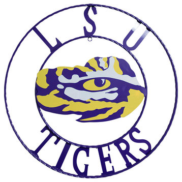 LSU Tigers Wrought Iron Wall Decor, 18"