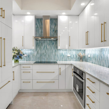 Palm Beach Contemporary Kitchen and Bath