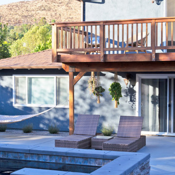 Rustic Modern Outdoor Entertainment Retreat
