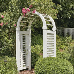 Spindle Top Arbor - Pergolas