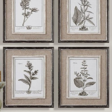 Etude de Gris Prints, set of 4