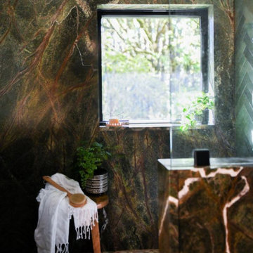 Rainforest-Inspired Bathroom Remodel