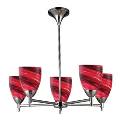 Elk Lighting - Elk Lighting 10155/5PC-A Chandelier Celina - Chandeliers