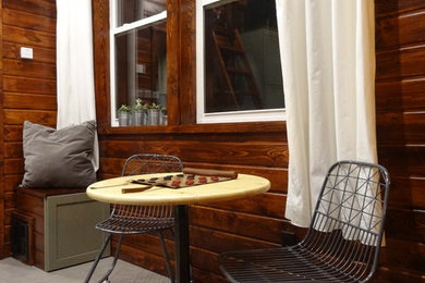 Inspiration for a rustic home design remodel in Other