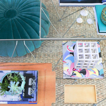 Kelly Oxford's Kitschy Mid-Century Redesign in LA-