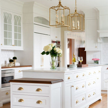 White Kitchen Cabinets in New England