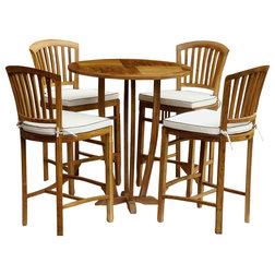 Transitional Outdoor Pub And Bistro Sets by Chic Teak