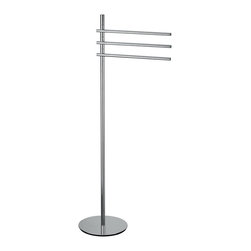 Bloom 2805 Towel Stand with 3 Adjustable Bars - Towel Racks & Stands