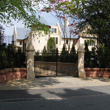 Gates designed by Barnes Walker Landscape Architects, Manchester