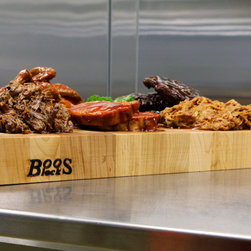 John Boos 2 1/4" Thick Maple Chopping Block - Reversible with Hand Grips - Cutting Boards