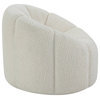 ACME Osmash Chair with Swivel in White Teddy Sherpa