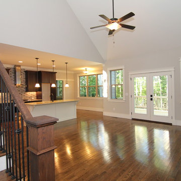 Open concept floor plan