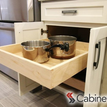 Light and Bright Home with Colonial II Maple Alabaster Cabinets Throughout