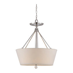 Deluxe Drum Shade Chandelier - Chandeliers
