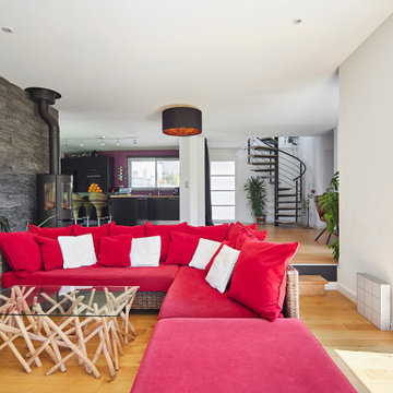 Maison contemporaine bois