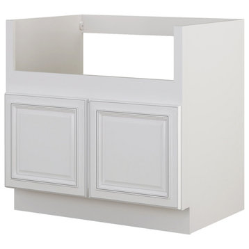 Sunny Wood RLB36FS-A Riley 36"W x 34-1/2"H Double Door Base - White