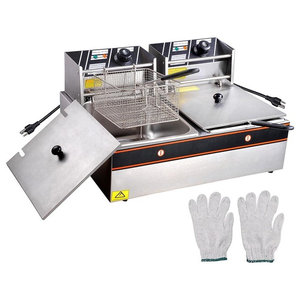 Master Chef 4 Ovens In 1 High Sd Convection Microwave 12l 5000w Stainless Steel Electric Deep Fryer Countertop Dual Tank French Fry