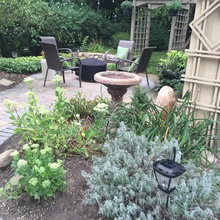 back yard hardscape