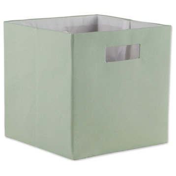 DII Polyester Cube Solid Mint Square 13x13x13