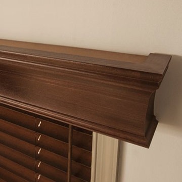 Shades With Wood Valance