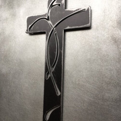 Metal artwork cross - Sculptures