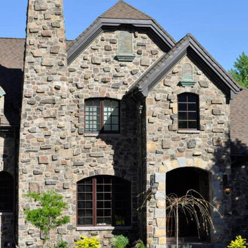 Highlander Natural Thin Stone Veneer Home Exterior