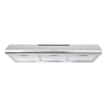 Cosmo 36" Ducted Under Cabinet Range Hood, Stainless Steel