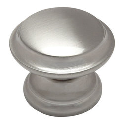 Cosmas - Cosmas 4251BN Cabinet Round Knob, 1-3/8" Diameter, Set of 5, Satin Nickel - Cabinet And Drawer Knobs