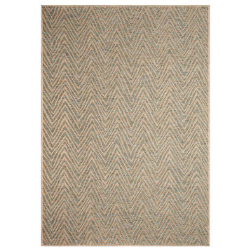 Roma Mountains Indoor/Outdoor Area Rug, Cool, 1'11"x7'6"