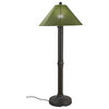 Catalina Floor Lamp 3" Bronze Body And Spectrum Cilantro Sunbrella Shade