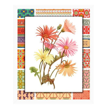 Bordered Botanicals Framed Art