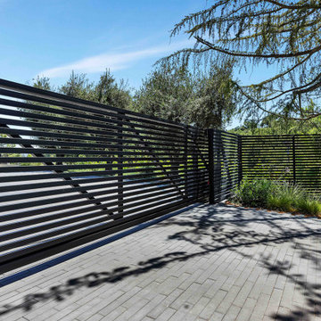 Custom Automatic Cantilever Gate Installation in Los Altos Hills