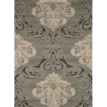 Loloi Enchant Collection, Smoke and Beige, 2'3"x3'9"