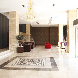 Polished Business Travertine Floors - Products