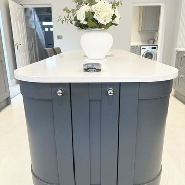 Grey Shaker Kitchen in Papworth Everard