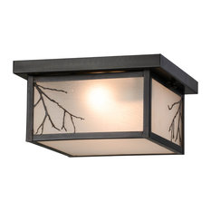 rustic flush-mount ceiling lights with a stained glass shade | houzz rustic flush-mount ceiling lights with a stained glass shade | houzz