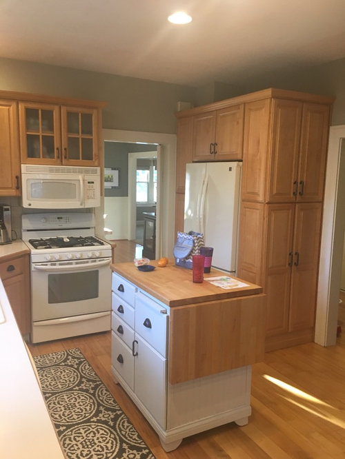 Kitchen Remodel Without Painting Cabinets, How To Lighten Wood Cabinets Without Painting