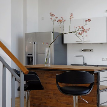 Dachgeschoß Wohnung im Stil: Modern/Rustic